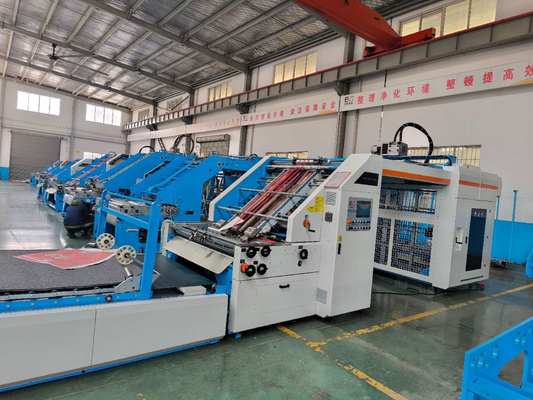 고 정밀 자동 플루트 라미네이터 기계, 큰 종이 크기 (170*170cm) 및 여러 전력 옵션 (22kw-30kw)