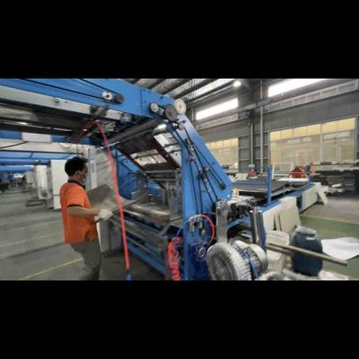 물결모양인 것에 판지로 만든 1700 밀리미터 자동고속 서보 기구에 의한 플루트 적층기